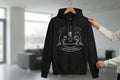 Ladies Black Hoodie