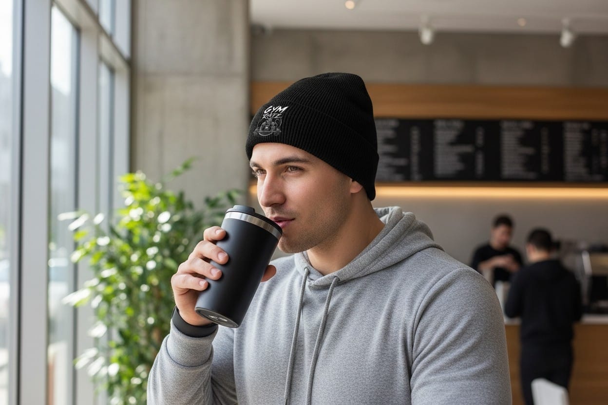 Gymratz Black Beanie