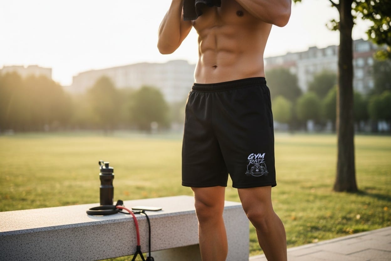 Mens Black Shorts